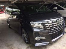 2016 Toyota Alphard 2.5 SC PILOT SEAT LIMITED GREY POWER BOOT SHOWROOM CONDITION UNREG