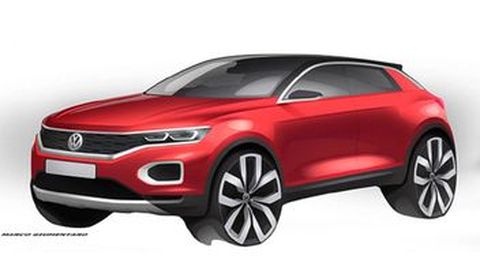 อีกหนึ่งทีเซอร์ 2018 Volkswagen T-Roc สัดส่วนเน้นความเซ็กซี่
