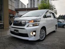 2012 Toyota Vellfire 2.4 Z Sunroof - unreg