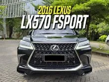 2016 Lexus LX 570 5.7 Sport SUV Black Record LX570 Fsport Hitam