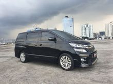 Toyota Vellfire 2.4 ZG PS 2012 Hitam 2013 Alphard sc Premium Sound 2014