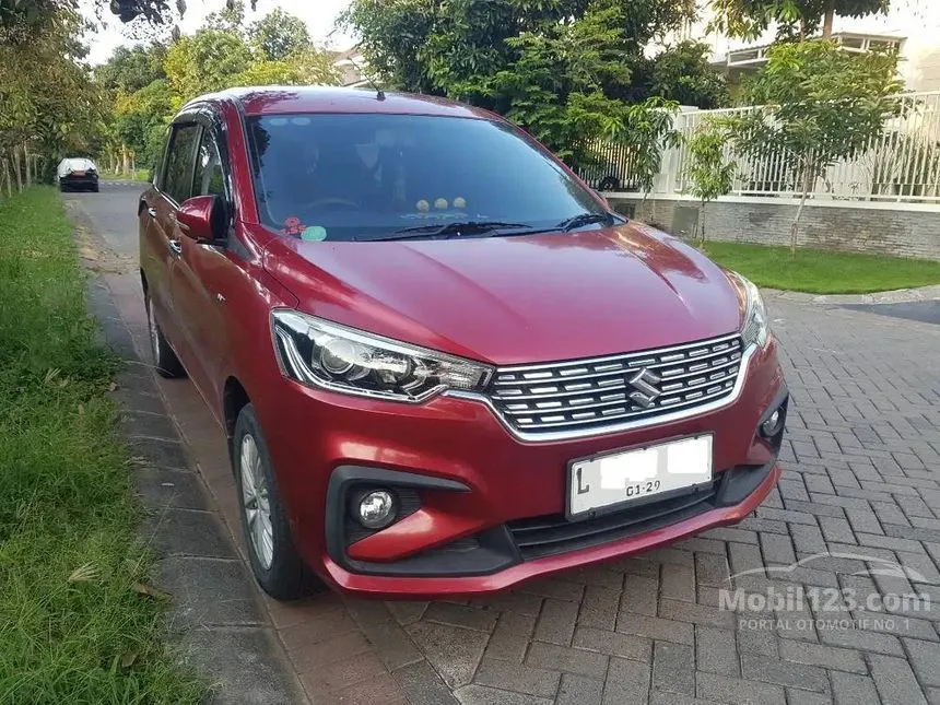 Jual Mobil Suzuki Ertiga 2018 GX 1.5 di Jawa Timur Automatic MPV Merah Rp 185.000.000