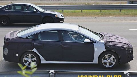 Hyundai Sonata Facelift Spotted Testing in Michigan