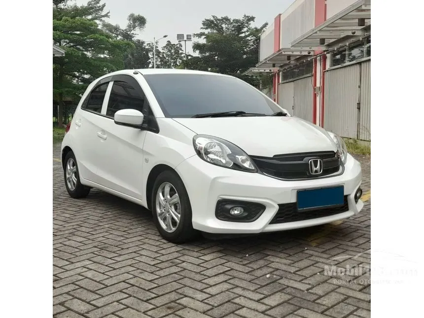 Jual Mobil Honda Brio 2018 Satya E 1.2 di Banten Manual Hatchback Putih Rp 110.000.000