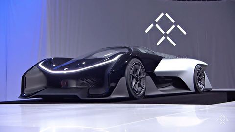 Faraday Future Unveils The FFZERO1, A Futuristic 1000hp Concept Racer At CES 2016