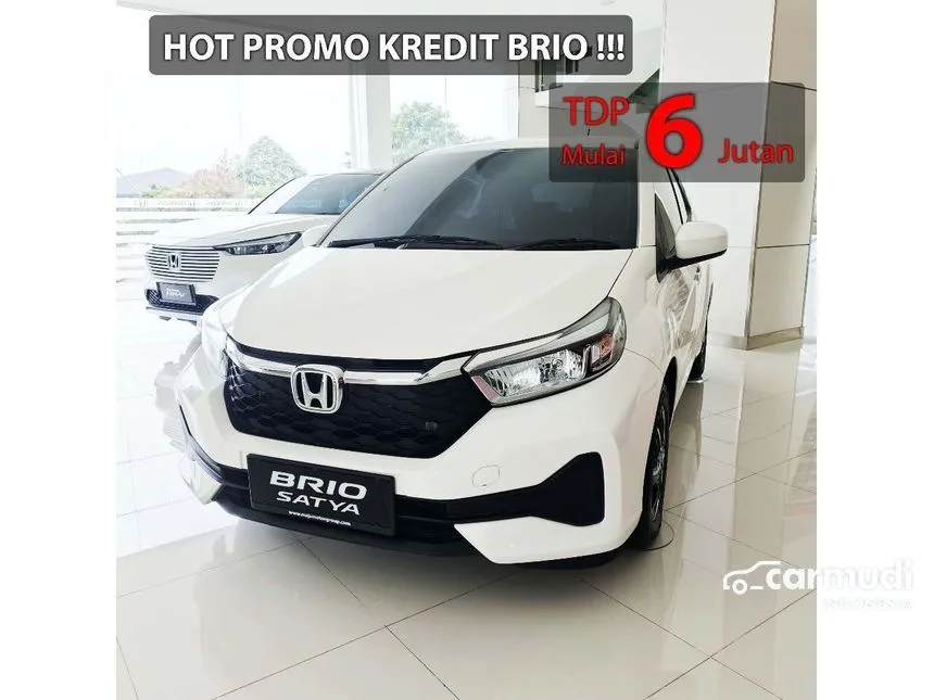 Jual Mobil Honda Brio 2023 E Satya 1.2 di Jawa Barat Automatic Hatchback Putih Rp 134.000.000