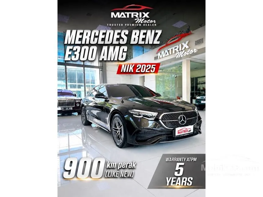 2025 Mercedes-Benz E300 AMG Line Sedan