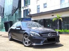 2018 Mercedes-Benz C200 2.0 AMG Line Sedan, C 200 Hitam, genap, ODO 38rb,