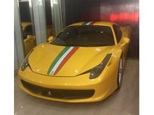 2011 Ferrari 458 4.5 Italia Coupe Km 2700 Record Serviice ATPM No Pol B 2 DIA Stnk Berlaku Sampai Agustus 2018