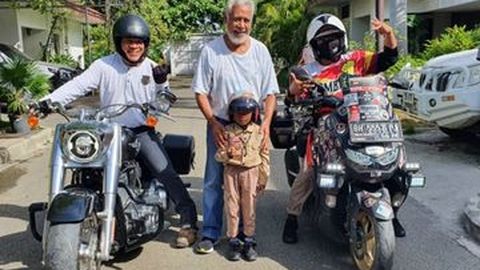 Setelah ke Mekah, Bikers Ini Touring Pakai Nmax lagi ke Timor Leste