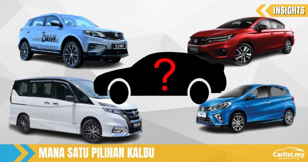 Mana Satu Idaman Wanita Sedan, Hatchback, SUV, MPV atau Pickup Truck