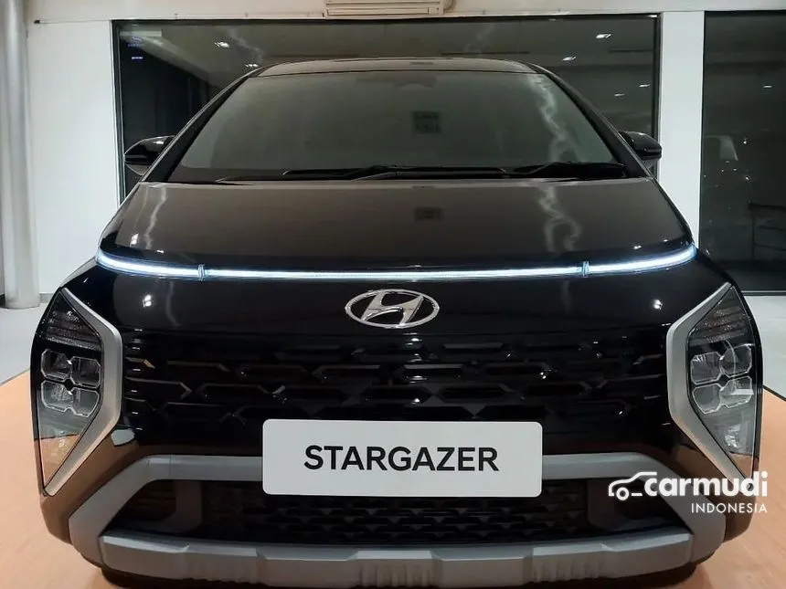 Jual Mobil Hyundai Stargazer 2023 Prime 1.5 di DKI Jakarta Automatic Wagon Hitam Rp 268.900.000