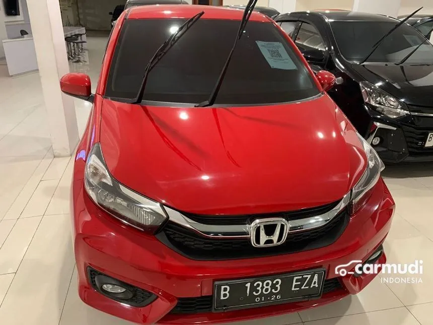 Jual Mobil Honda Brio 2020 Satya E 1.2 di Jawa Timur Automatic Hatchback Merah Rp 140.000.000