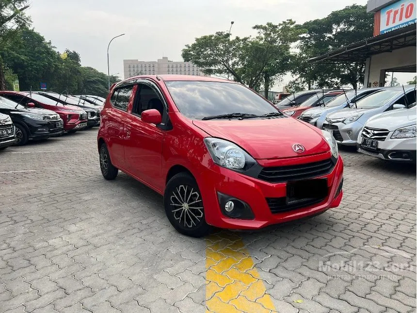 Jual Mobil Daihatsu Ayla 2015 M Sporty 1.0 di DKI Jakarta Automatic Hatchback Merah Rp 75.000.000