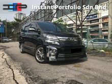 2013 Toyota Vellfire 2.4 (A) ZG - New Facelift - Home Theater - 4 Cams - Cool Boox - Sunroof - Fully Loaded