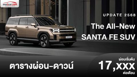 ตารางผ่อน HYUNDAI SANTA FE SUV 2025