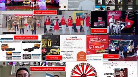Mitsubishi Fuso Temui 2.500 Konsumen Secara Virtual, Target Jual 1.000 Truk