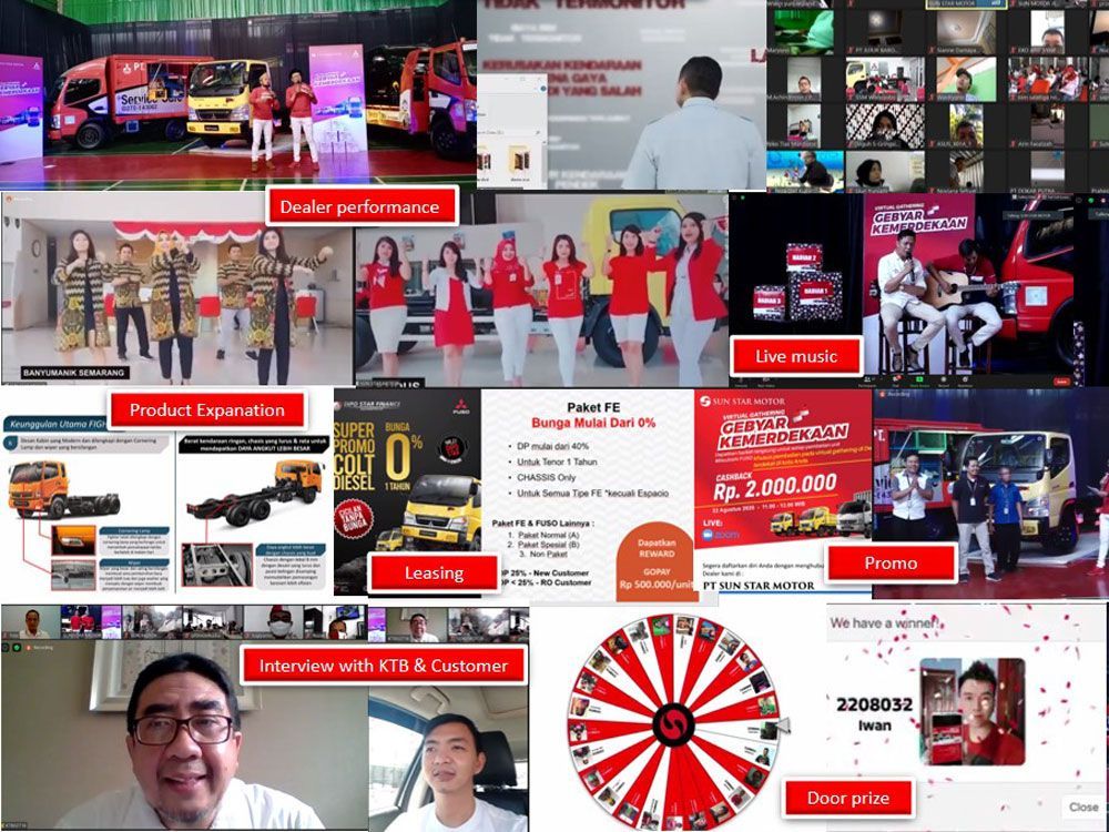 Mitsubishi Fuso Temui 2.500 Konsumen Secara Virtual, Target Jual 1.000 Truk