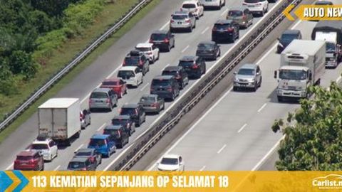 113 Kematian Direkod Sepanjang 6 Hari - Op Selamat 18