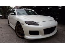 Mazda RX-8 NEW FACELIFT(MANU 2005 REG 2007)ONE PILOT OWNER,PEARL WHITE COLOUR,SPORT SEATS RED IN COLOUR,ORIGINAL MR BODY,10 AIR BAGS,INTERIOR LIKE NEW