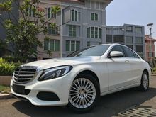 2015 Mercedes-Benz C250 Exclusive WHITE ON BLACK ATPM