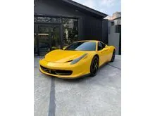 2012 Ferrari 458 4.5 Italia Coupe Yellow on Black Odo 5 Rb (TERMURAH)