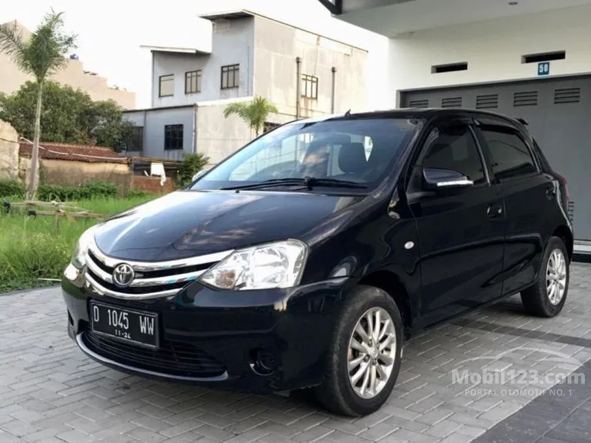 Jual Mobil Toyota Etios Valco 2014 E 1.2 di Jawa Barat Manual Hatchback Hitam Rp 94.000.000