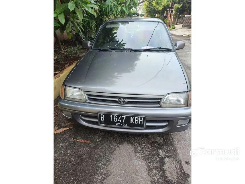 Jual Mobil Toyota Starlet 1994 1.3 di Jawa Barat Manual Hatchback Abu