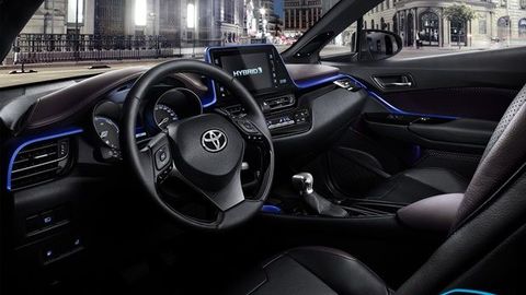 Toyota reveals first look of C-HR crossover's interior