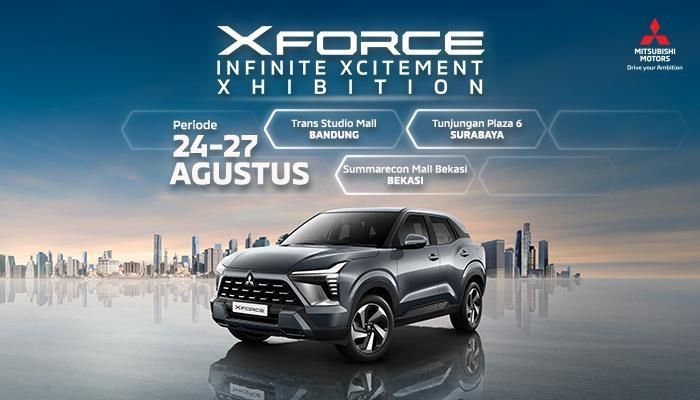 Setelah Debut Global, Mitsubishi XFORCE Hadir di Bandung, Surabaya, dan Bekasi