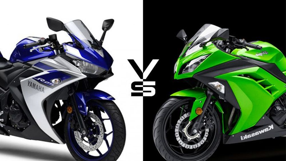 Hasil gambar untuk Kawasaki Ninja 250 and Yamaha R25