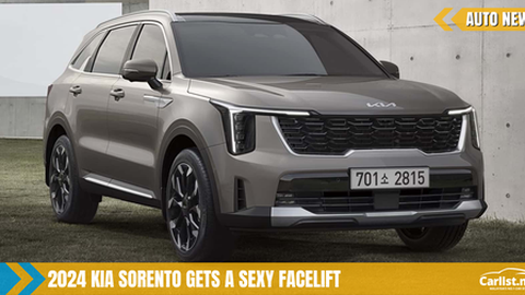 Kia Sorento gets a facelift for 2024 with a sexier front end