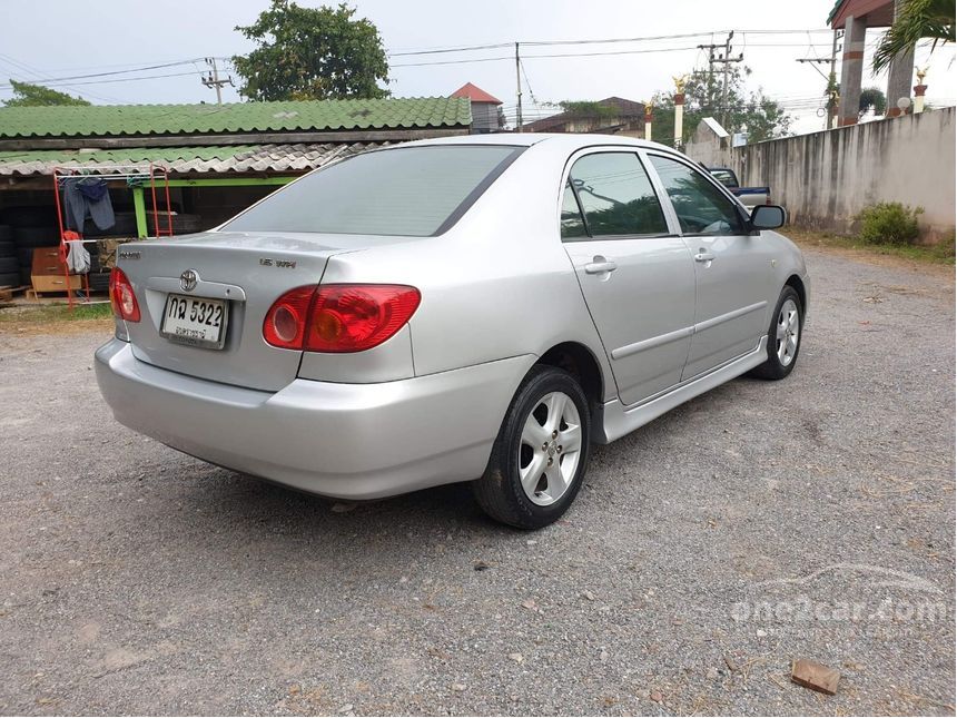 Toyota corolla altis 2002