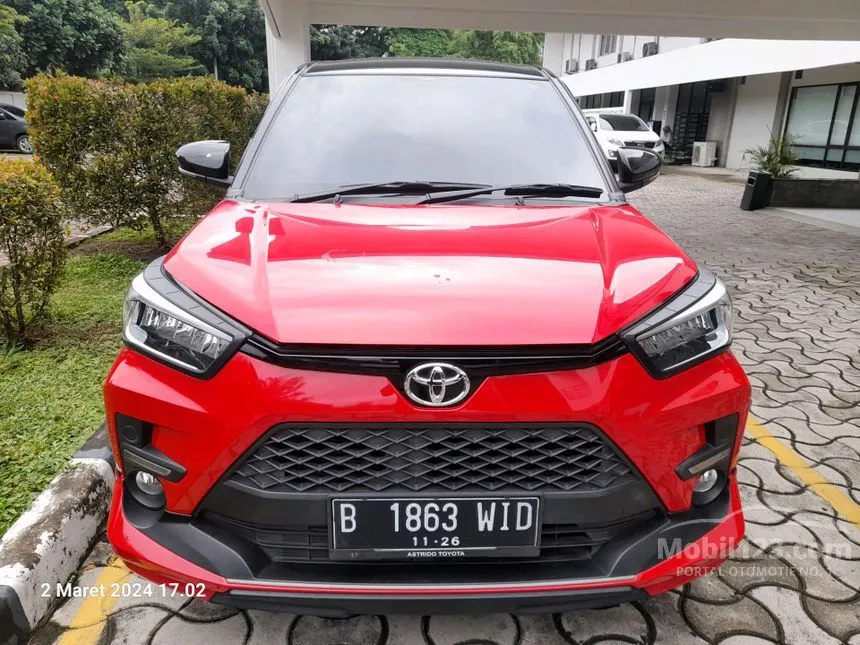 Jual Mobil Toyota Raize 2021 GR Sport 1.0 di Banten Automatic Wagon Merah Rp 205.000.000