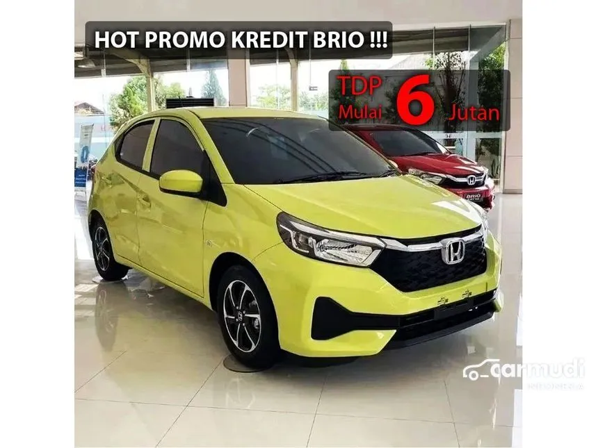 Jual Mobil Honda Brio 2024 E Satya 1.2 di Jawa Barat Automatic Hatchback Kuning Rp 138.000.000