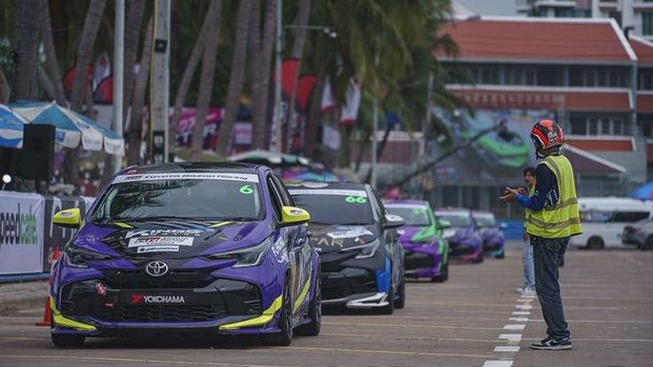 เปิดฤดูการแข่งขันรถยนต์ “Toyota Gazoo Racing Thailand2025” 
