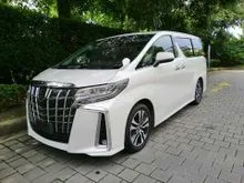 2020 Toyota Alphard 2.5L G S C Package UNREG