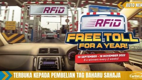 Pasang RFID Sekarang Dan Berpeluang Menang Tol Percuma Setahun – Touch ‘n Go