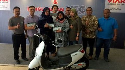Konsumen Viar Q1 Miliki STNK Resmi