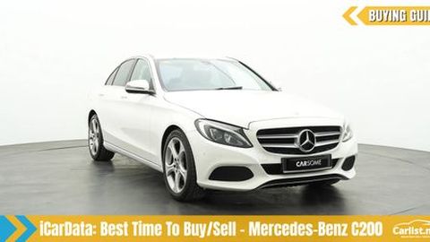 iCarData: The Best Time To Buy/Sell - Mercedes-Benz C200 Avantgarde (2017)