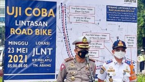 Ini Alasan Pesepeda Motor Tak Boleh Melintas di JLNT Casablanca
