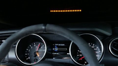 Ford Shelby GT350 Mustang Gains Performance Shift Light Indicator