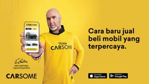 Kolaborasi CARSOME dan Eric Cantona, Semangat Tanpa Henti dalam Menciptakan Standar Baru Membeli Mobil Bekas