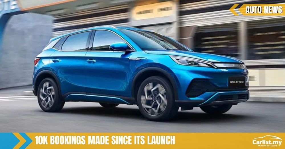 10,000 bookings of the BYD Atto 3 in Thailand proves that it's one hot EV