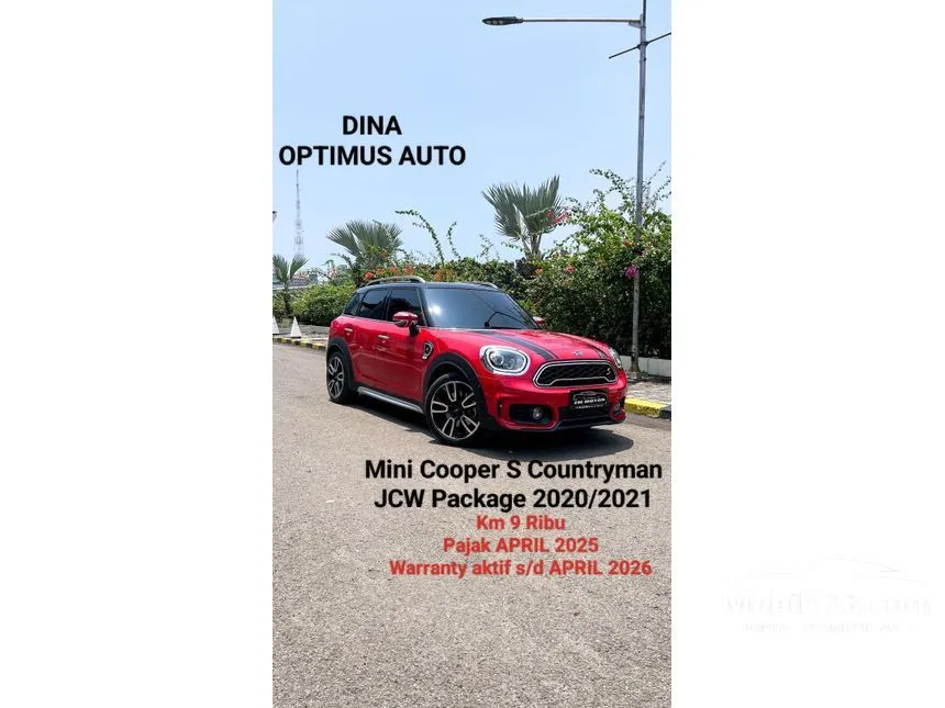 Jual Mobil MINI Cooper 2020 John Cooper Works 2.0 di DKI Jakarta Automatic Hatchback Merah Rp 635.000.000