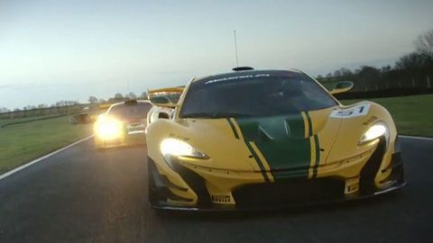 New Meets Old: The McLaren P1 GTR Races Its Predecessor On Track