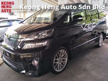 2014 Toyota Vellfire 2.4 Z BLACK EDITION 8 SEATER 2 POWER DOOR FRONT REAR CAMERA FREE 1 YEAR GMR WARRANTY LOCAL AP