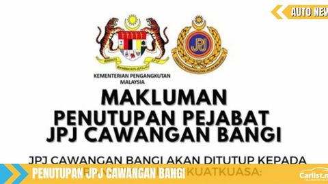 JPJ Bangi Ditutup Dari 13 Januari 2021