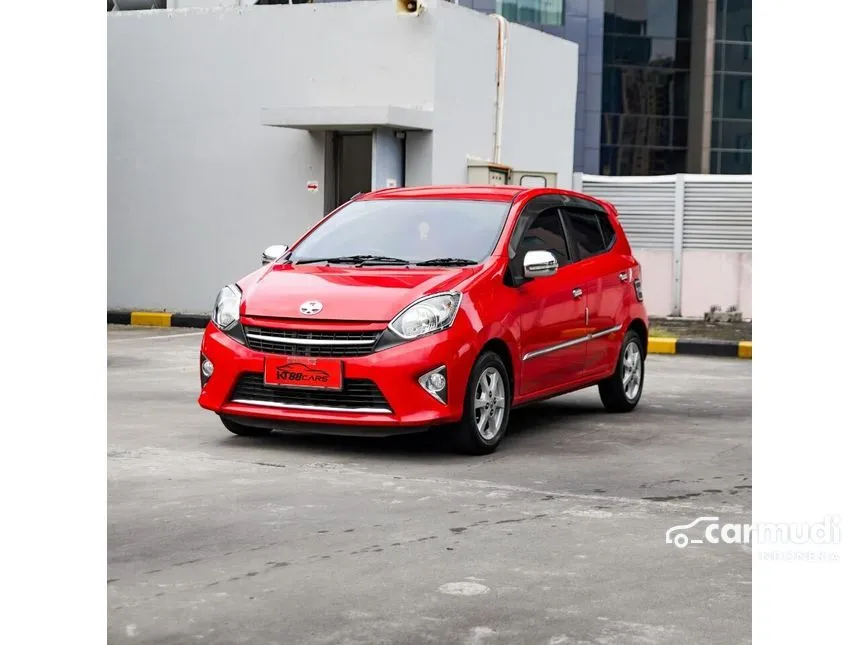 Jual Mobil Toyota Agya 2015 G 1.0 di DKI Jakarta Automatic Hatchback Merah Rp 93.000.000