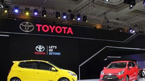 Baru Diluncurkan, New Toyota Agya Langsung Didiskon di IIMS 2017